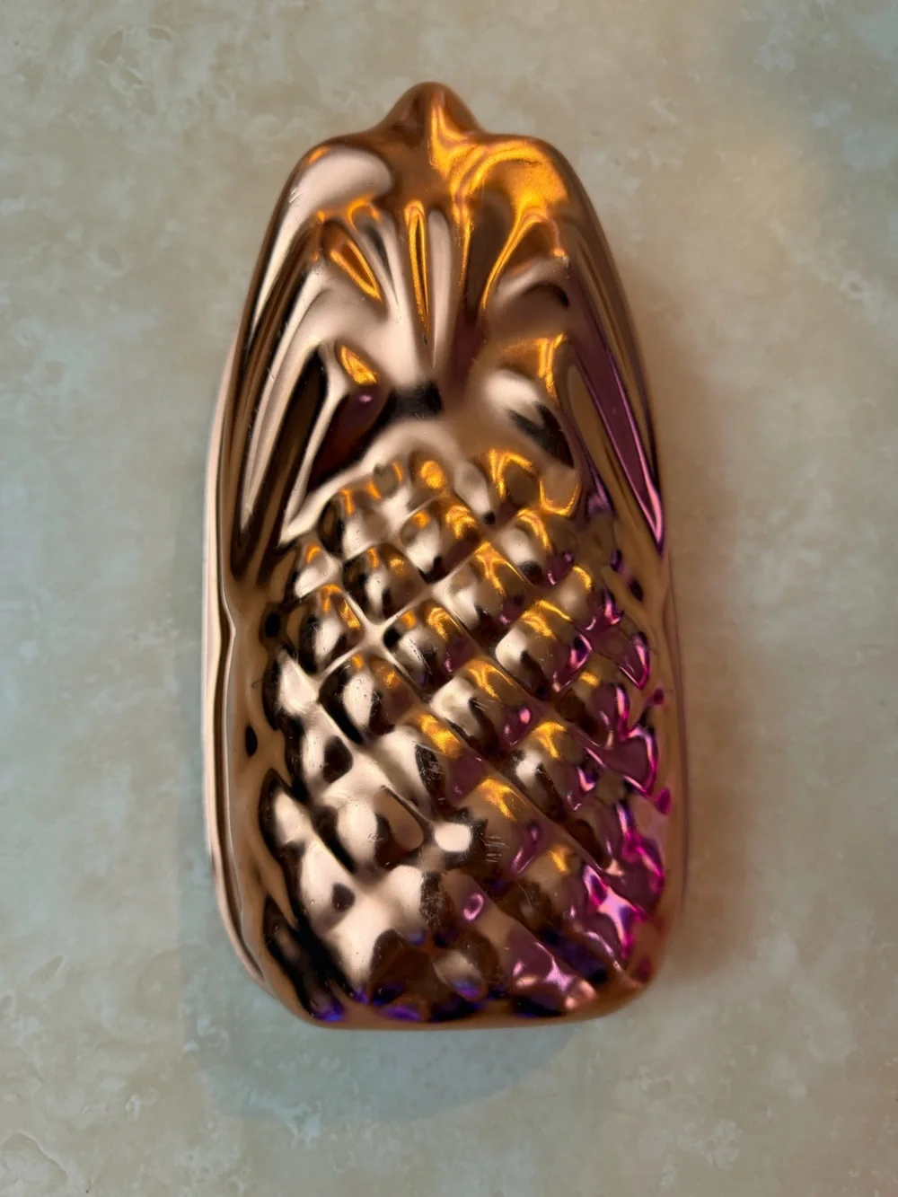 ✨ Vintage Wear-Ever Copper Tone Pineapple Jello & Baking Mold ✨